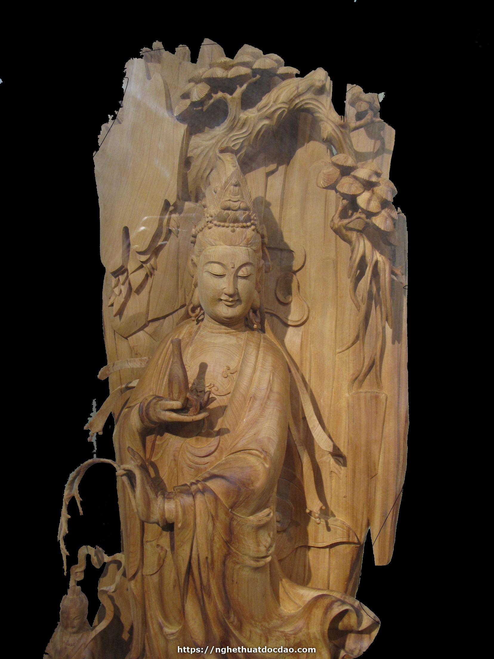 Đồng tử bái Quan Âm - Tượng tâm linh