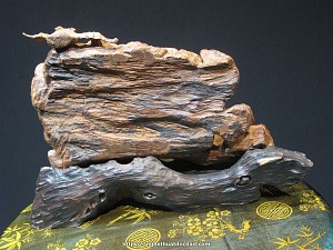 Tượng gỗ sưa - Nấm Linh Chi